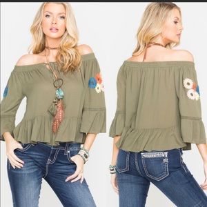 Off the shoulder top